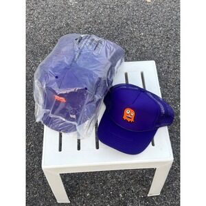 Lot of 12 Otto Purple Trucker Hats Orange Monster Patch Snapback Mesh Caps